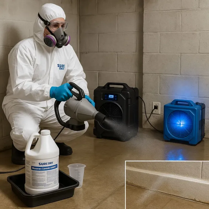Sanitization and Odor Removal process in Simonton Lake, IN