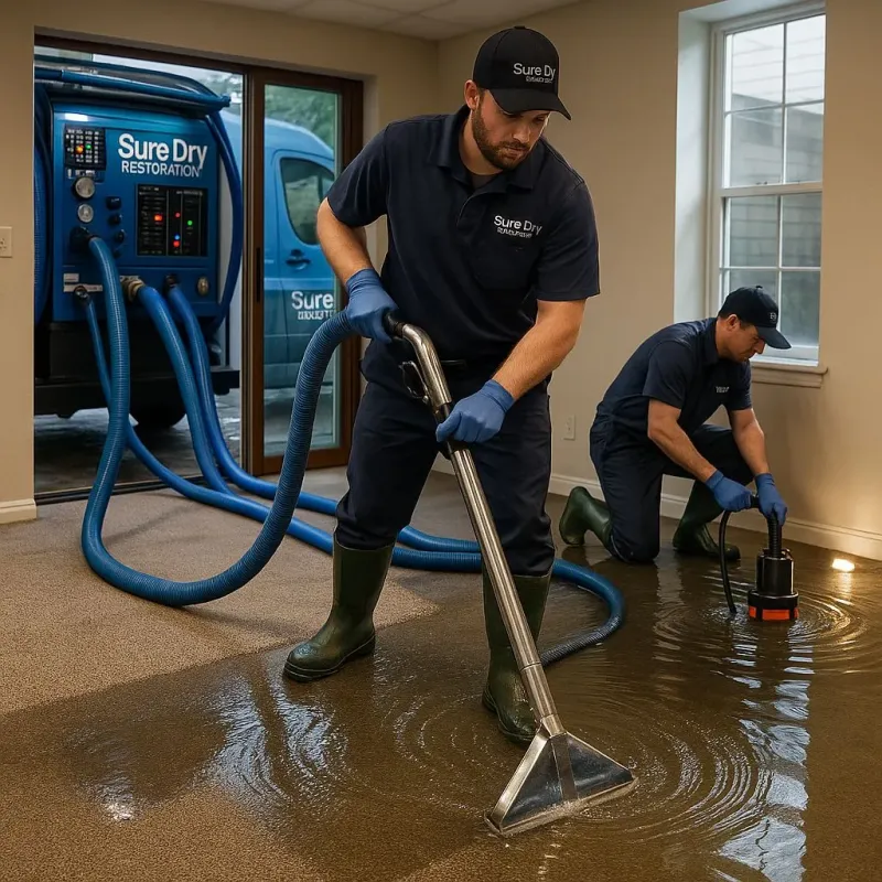 Water Extraction and Removal process in Simonton Lake, IN